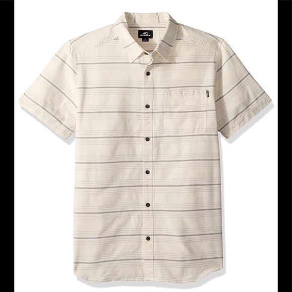 ONeill Mens Modern Fit Short Sleeve Button Down Shirt